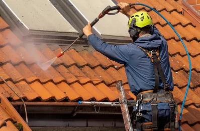 Démoussage et hydrofuge de toiture à Gouves